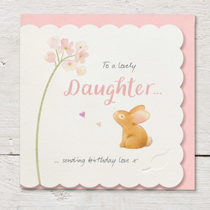 Ginger Betty Touch of Blush Lovely Daughter Card - More Than Just a Gift | Narborough Hall