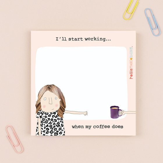 Rosie Made A Thing Start Working Sticky Jots - More Than Just a Gift | Narborough Hall
