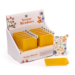 Nectar Meadows Bee Pocket Mirror in Sleeve - More Than Just a Gift | Narborough Hall