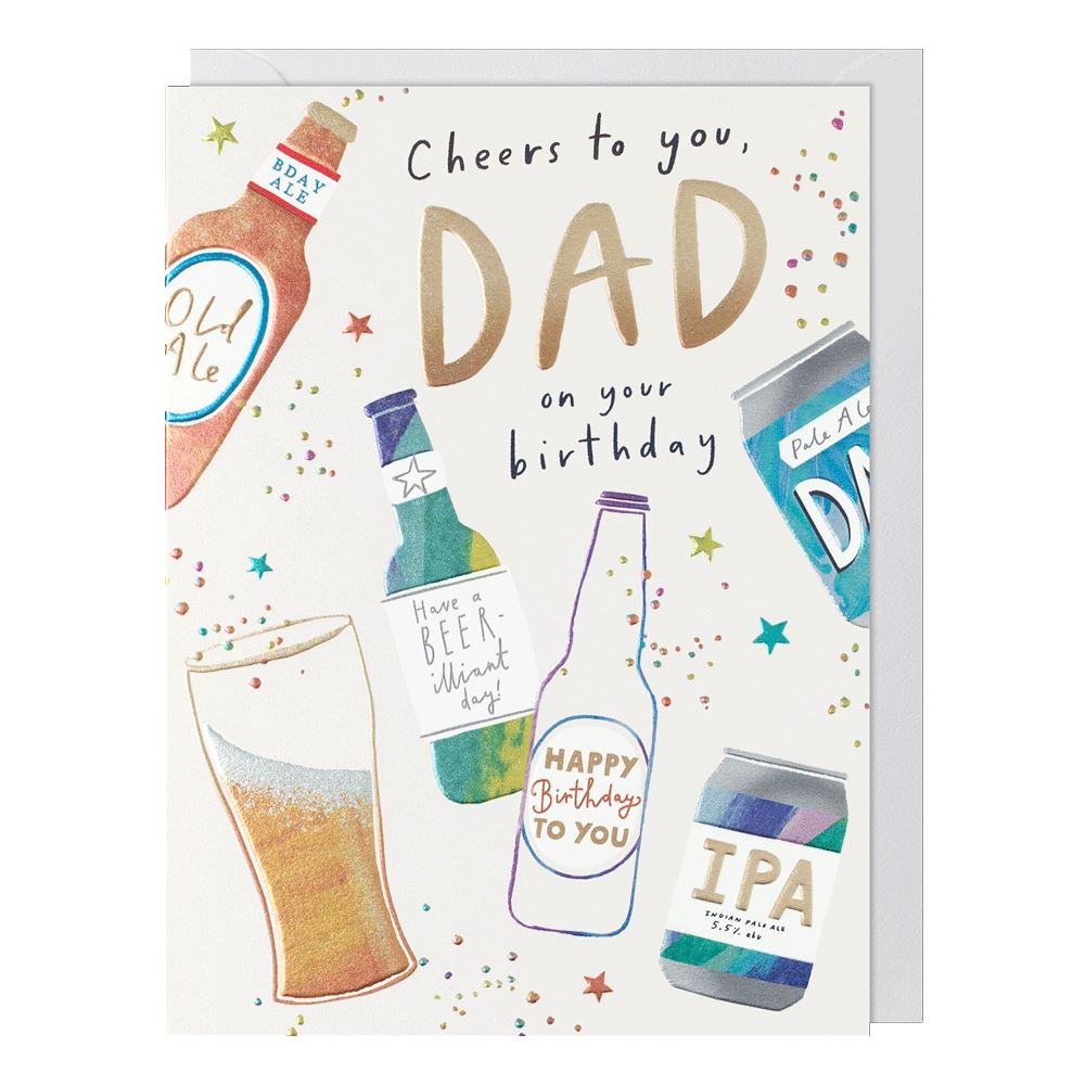 Pick 'N' Mix Cheers Dad Birthday Card - More Than Just a Gift | Narborough Hall