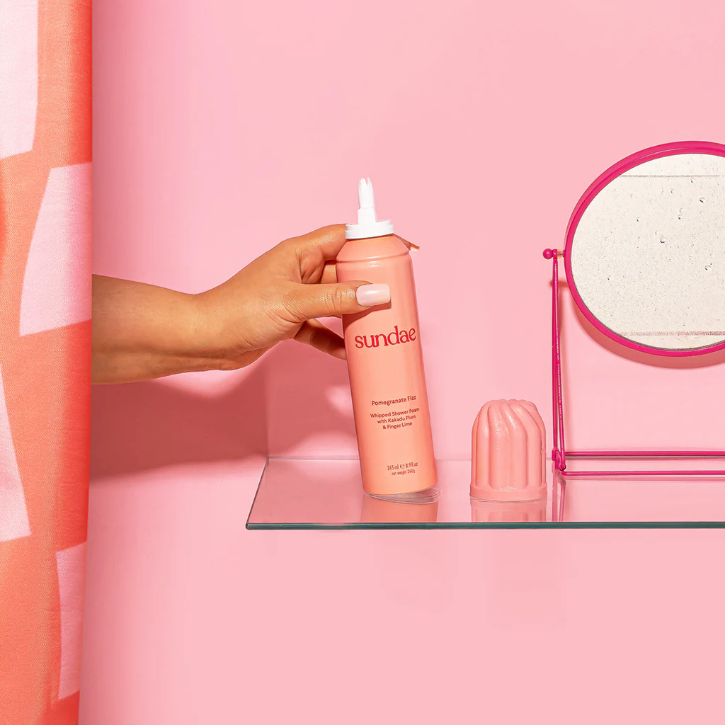 Sundae Whipped Shower Foam Pomegranate Fizz - More Than Just a Gift | Narborough Hall