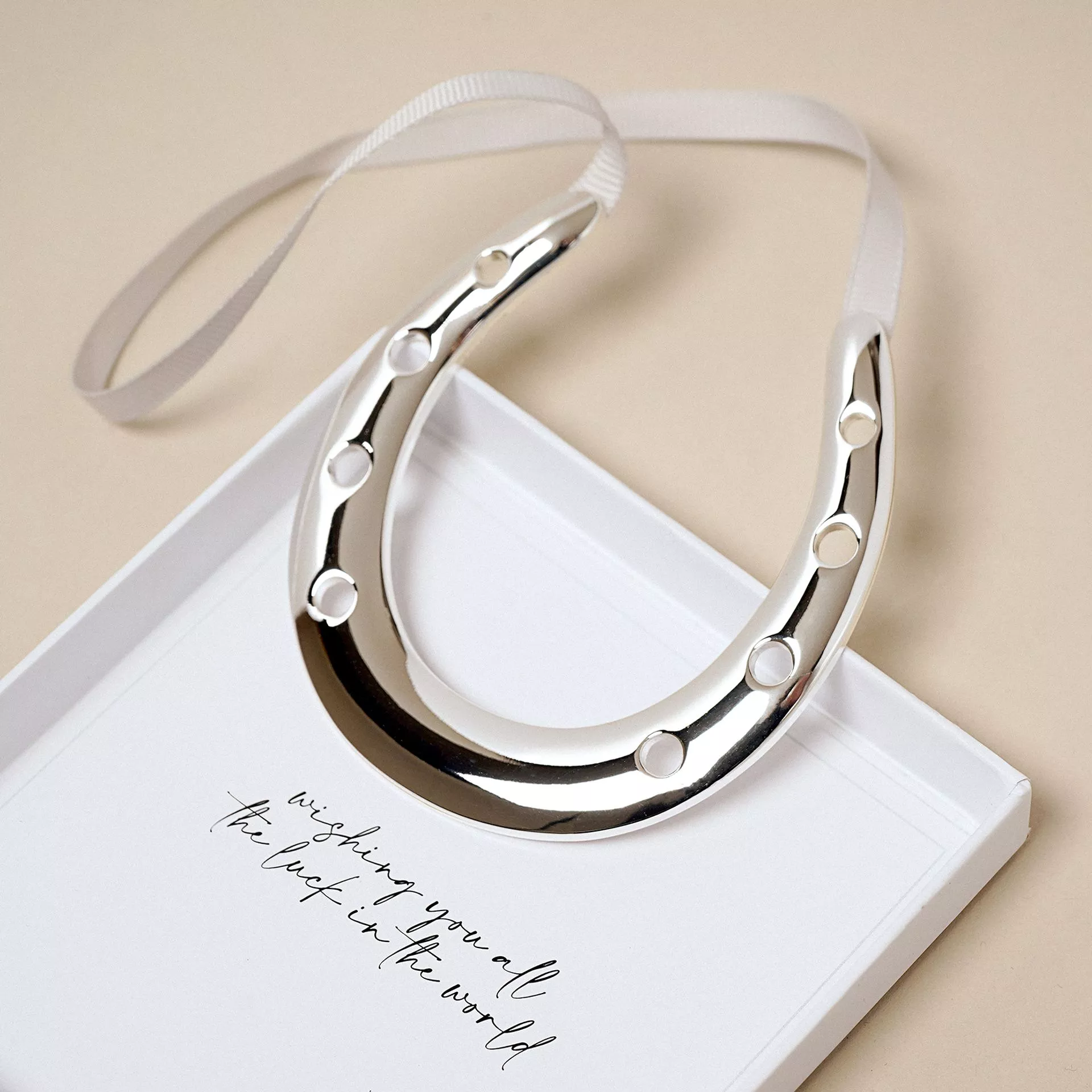 Amore Silver Plated Horseshoe - More Than Just a Gift | Narborough Hall