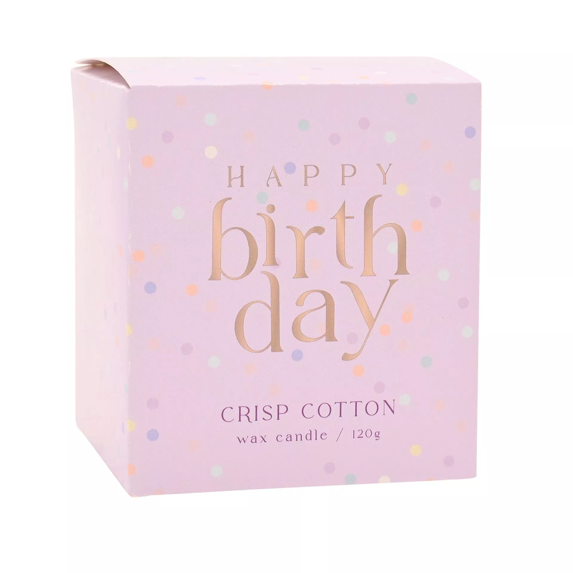 Confetti Happy Birthday Candle - More Than Just a Gift | Narborough Hall