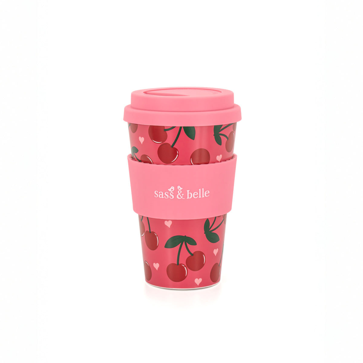 Sass & Belle Cherry Travel Coffee Cup - More Than Just a Gift | Narborough Hall