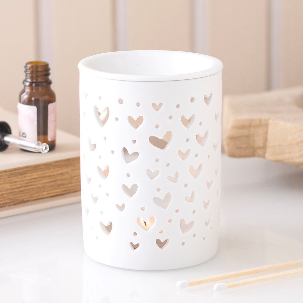 Heart Cut-Out Wax Burner