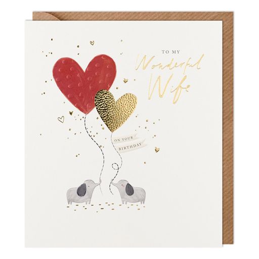 Pick N Mix Wonderful Wife Birthday Card