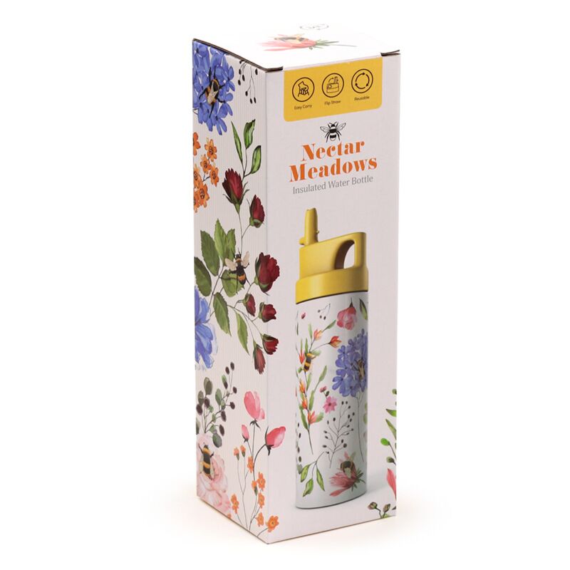 Nectar Meadows Hot & Cold Flip Top 500ml Bottle - More Than Just a Gift | Narborough Hall