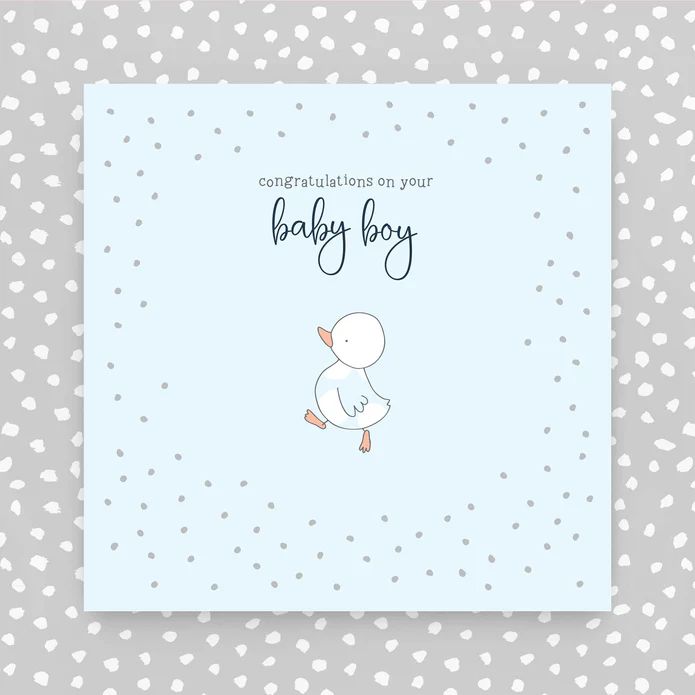 Congratulations On Your Baby Boy Card - More Than Just a Gift | Narborough Hall