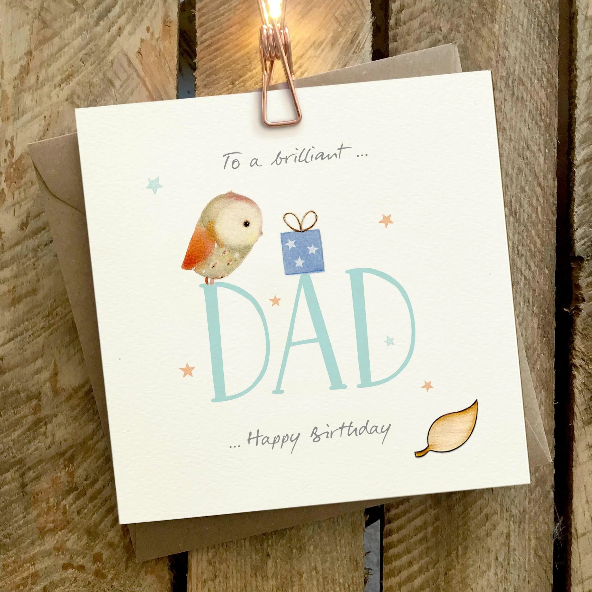 Ginger Betty To a Brilliant Dad Birthday Card - More Than Just a Gift | Narborough Hall