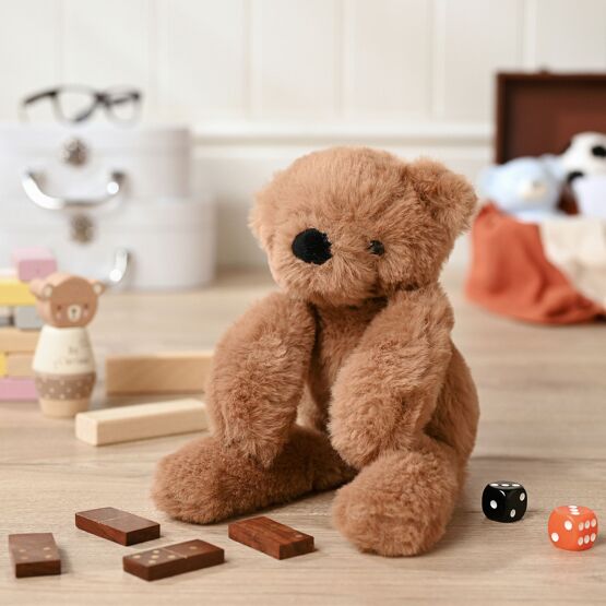 Hampton The Plush Long Leg Dark Brown Teddy Bear 30cm - More Than Just a Gift | Narborough Hall