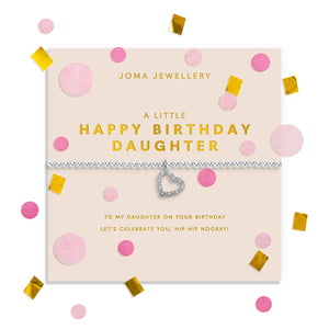 Joma Jewellery Confetti A Little Happy Birthday Daughter bracelet
