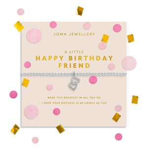 Joma Jewellery Confetti A Little Happy Birthday Friend bracelet