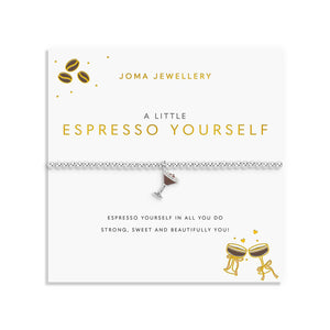 Joma Jewellery A Little Vibes Espresso Yourself bracelet