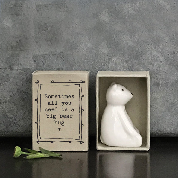 East of India Bear Hug Matchbox Token - More Than Just a Gift | Narborough Hall