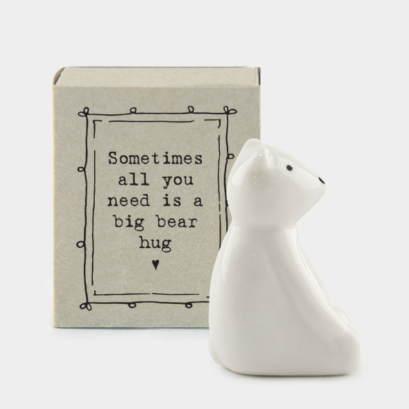 East of India Bear Hug Matchbox Token - More Than Just a Gift | Narborough Hall