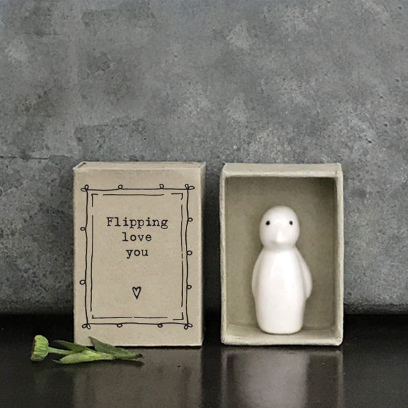 East of India Flipping Love You Matchbox Token - More Than Just a Gift | Narborough Hall