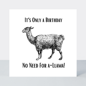 Law Of The Jungle No Need For A-Llama Birthday Card - More Than Just a Gift | Narborough Hall