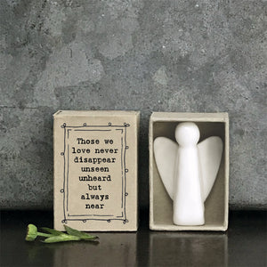 East of India Angel Those We Love Matchbox Token - More Than Just a Gift | Narborough Hall