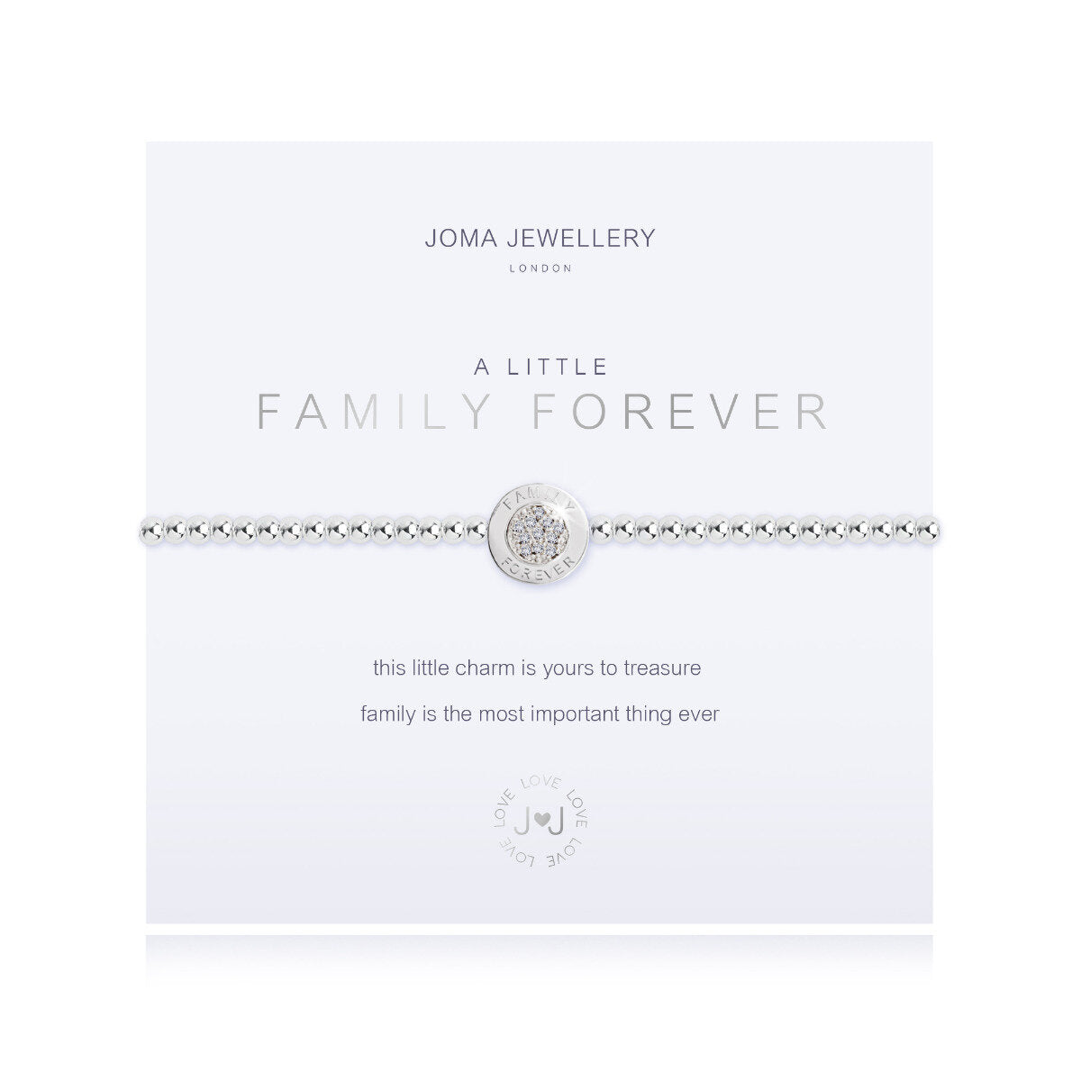 Joma Jewellery a little Family Forever Bracelet - disc - More Than Just a Gift | Narborough Hall