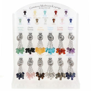 Equilibrium Gem Stone Mushroom Keyrings |More Than Just A Gift