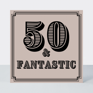 Vintage Icon 50 Fantastic Card - More Than Just a Gift | Narborough Hall