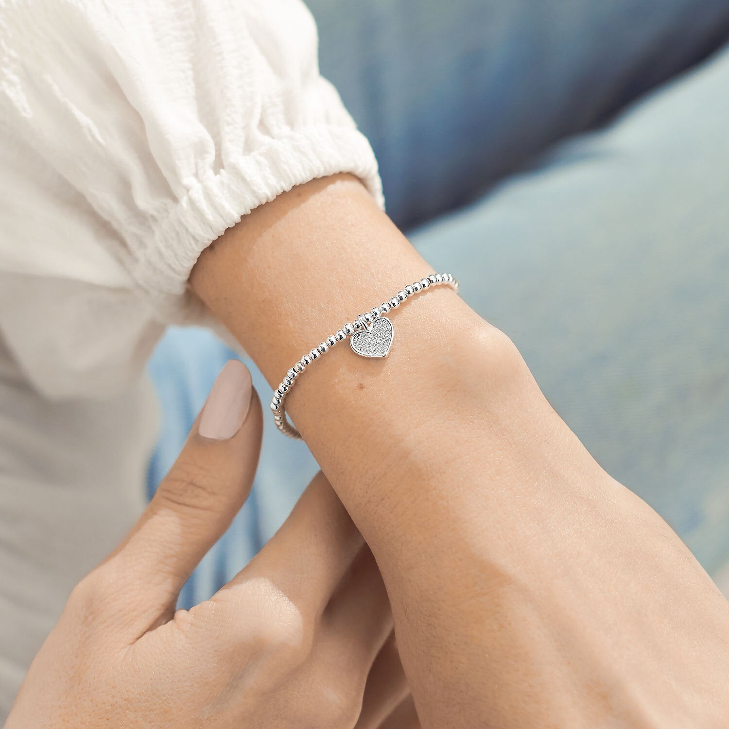 Joma Jewellery A Little 'Shine Bright - Live Happy' Bracelet
