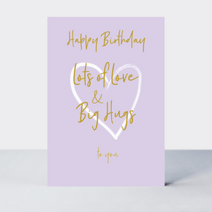 Wonderful You Love & Big Hugs Birthday Card - Foil - More Than Just a Gift | Narborough Hall