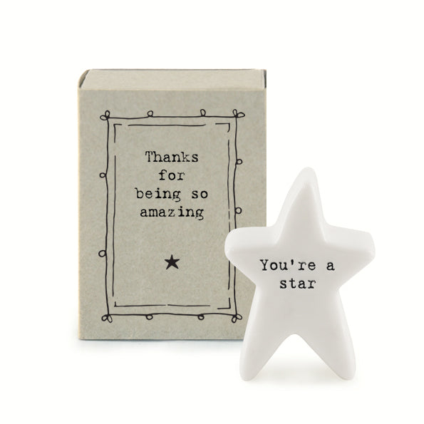 East of India Thanks for being Amazing Matchbox Token - More Than Just a Gift | Narborough Hall