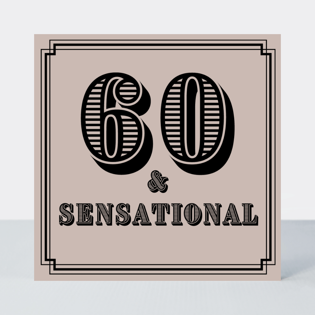 Vintage Icon 60 Sensational Card - More Than Just a Gift | Narborough Hall