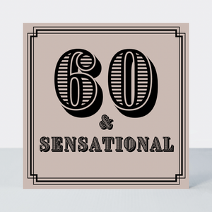Vintage Icon 60 Sensational Card - More Than Just a Gift | Narborough Hall