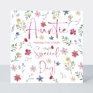 Everglade Auntie Special Day Card - More Than Just a Gift | Narborough Hall
