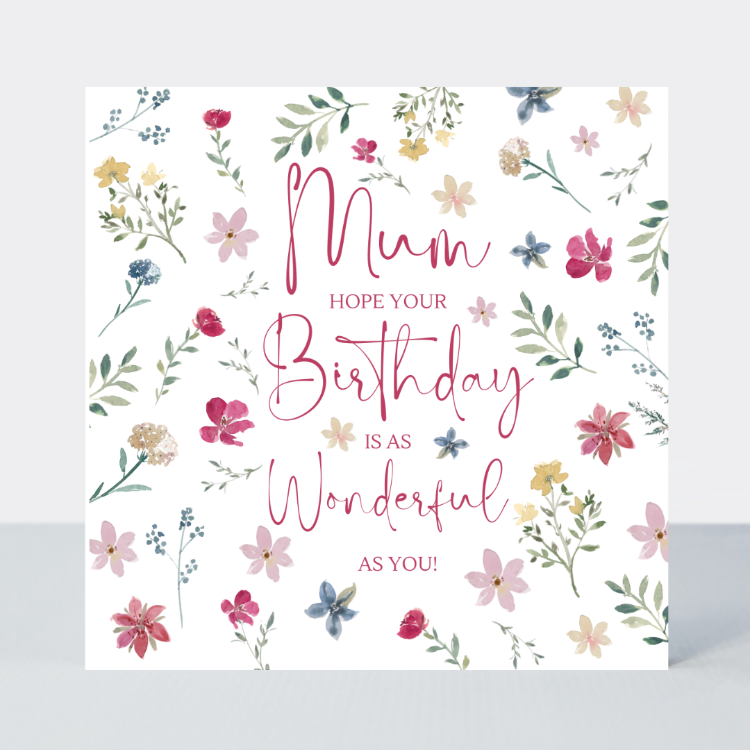 Everglade Mum Wonderful Birthday Card - More Than Just a Gift | Narborough Hall