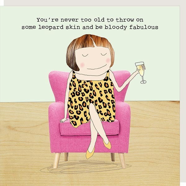 Rosie Made A Thing Leopard Skin Card - More Than Just a Gift | Narborough Hall