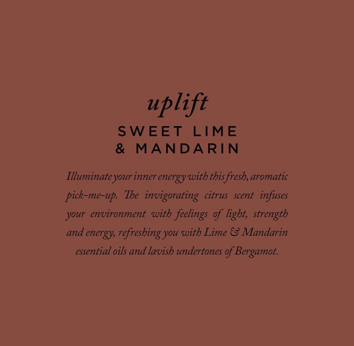 The Aromatherapy Co Therapy Range Uplift Lime & Mandarin Candle - More Than Just a Gift | Narborough Hall