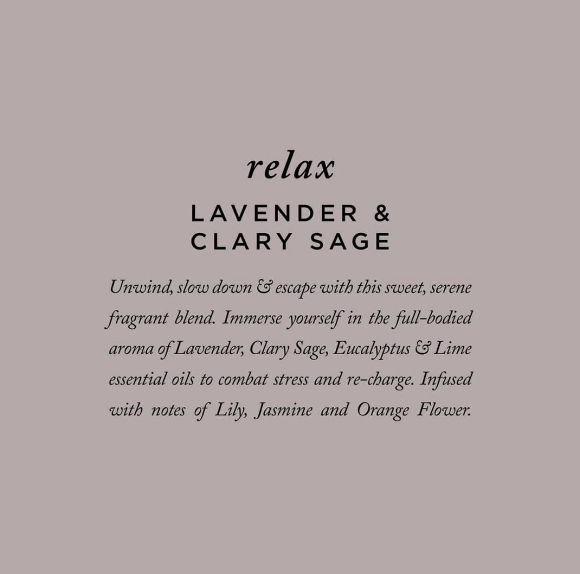 The Aromatherapy Co Therapy Range Relax Lavender & Clary Sage Wash - More Than Just a Gift | Narborough Hall