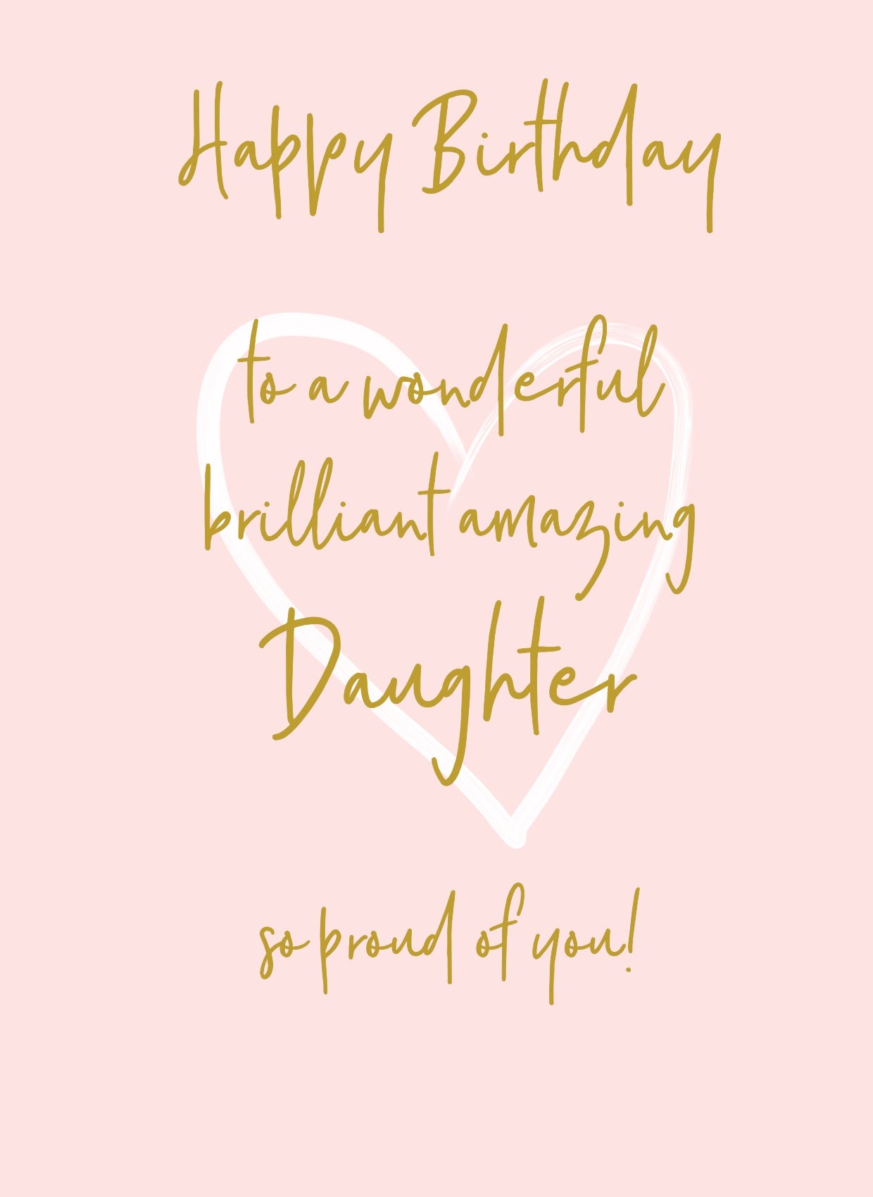 Wonderful You Daughter Birthday Card - Foil - More Than Just a Gift | Narborough Hall