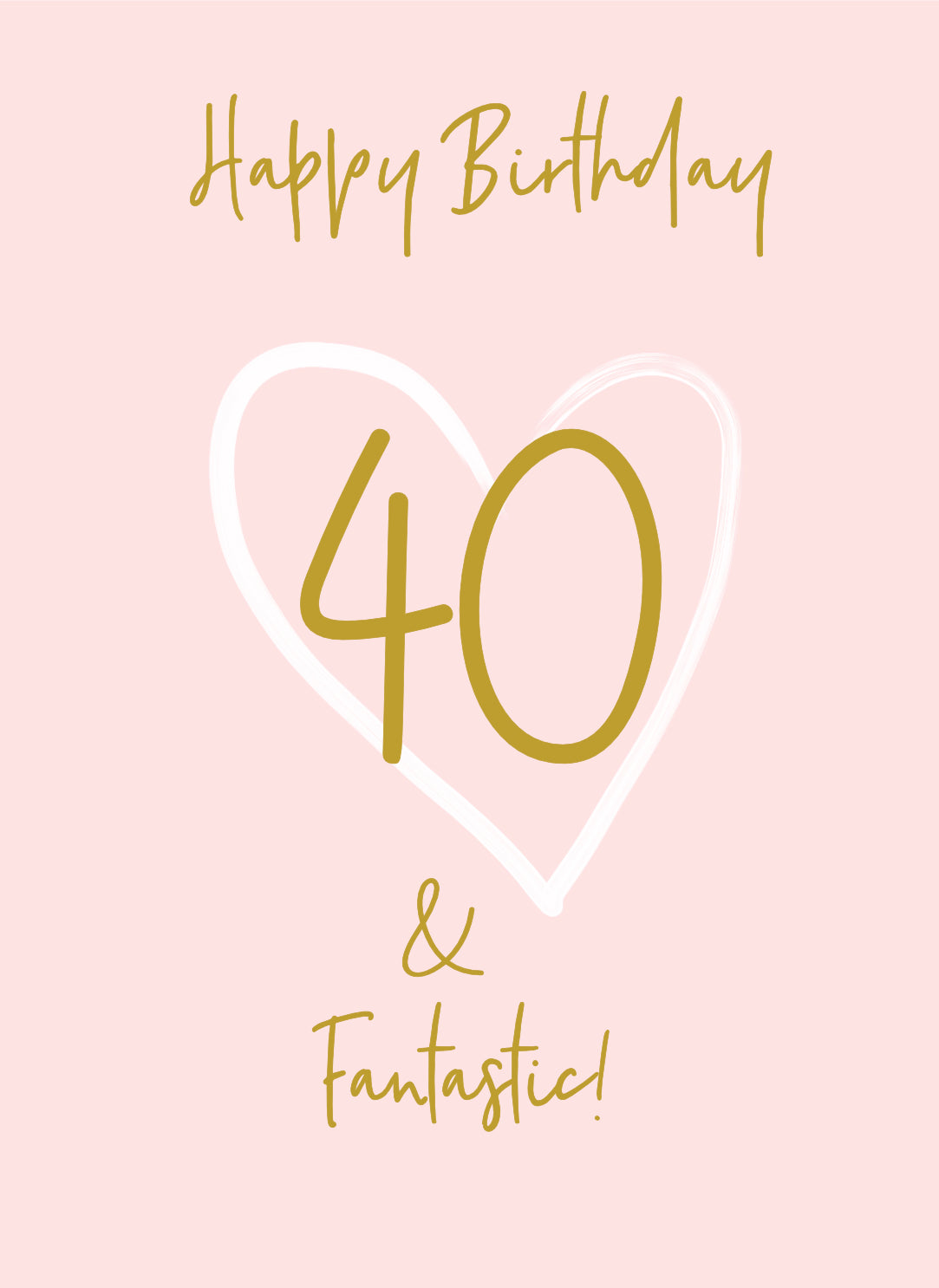 Wonderful You Age 40 Card - Foil - More Than Just a Gift | Narborough Hall