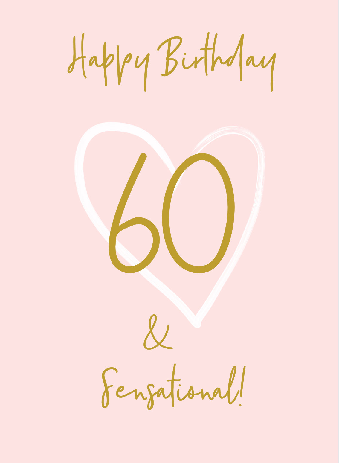 Wonderful You Age 60 Card - Foil - More Than Just a Gift | Narborough Hall
