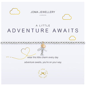 Joma Jewellery a little Adventure Awaits Bracelet - aeroplane - More Than Just a Gift | Narborough Hall