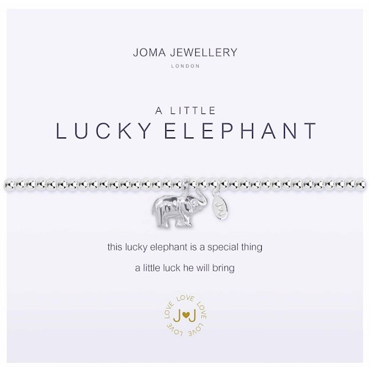 Joma Jewellery a little Lucky Elephant Bracelet - More Than Just a Gift | Narborough Hall