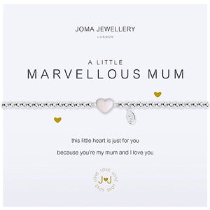 Joma Jewellery a little Marvellous Mum Bracelet - heart - More Than Just a Gift | Narborough Hall