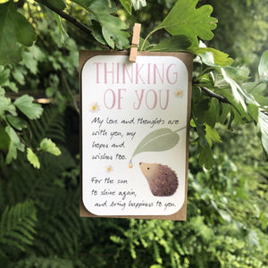 Ginger Betty Thinking of You Keepsake Wallet Card - More Than Just a Gift | Narborough Hall