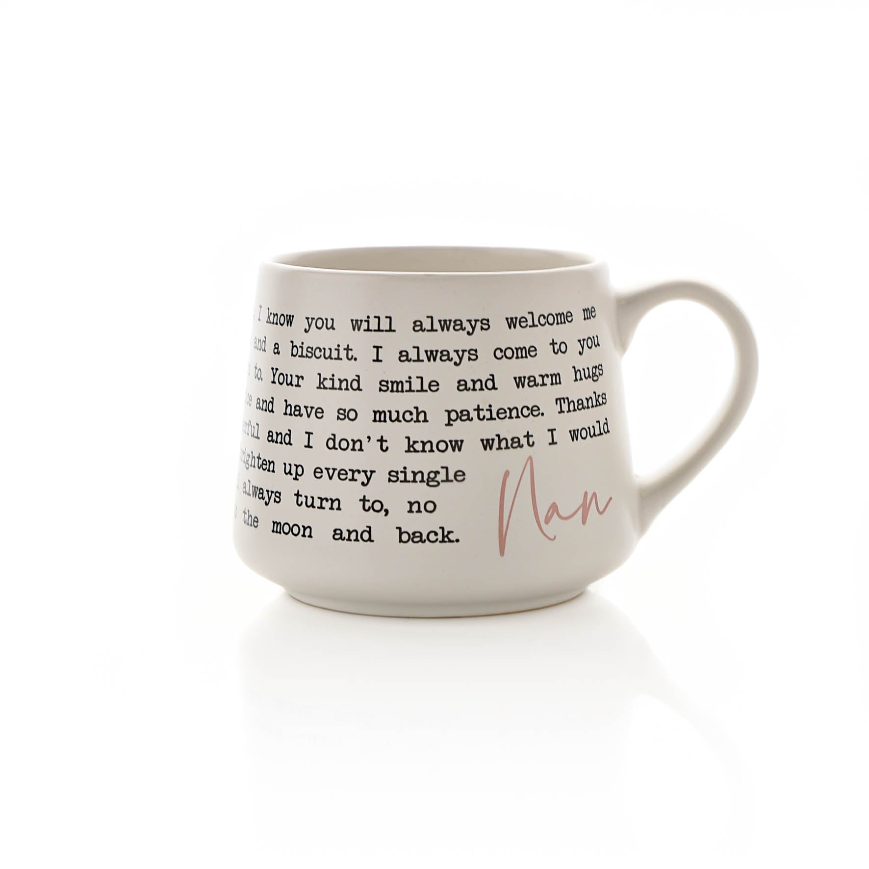 Moments Stoneware Mug - Nan - More Than Just a Gift | Narborough Hall