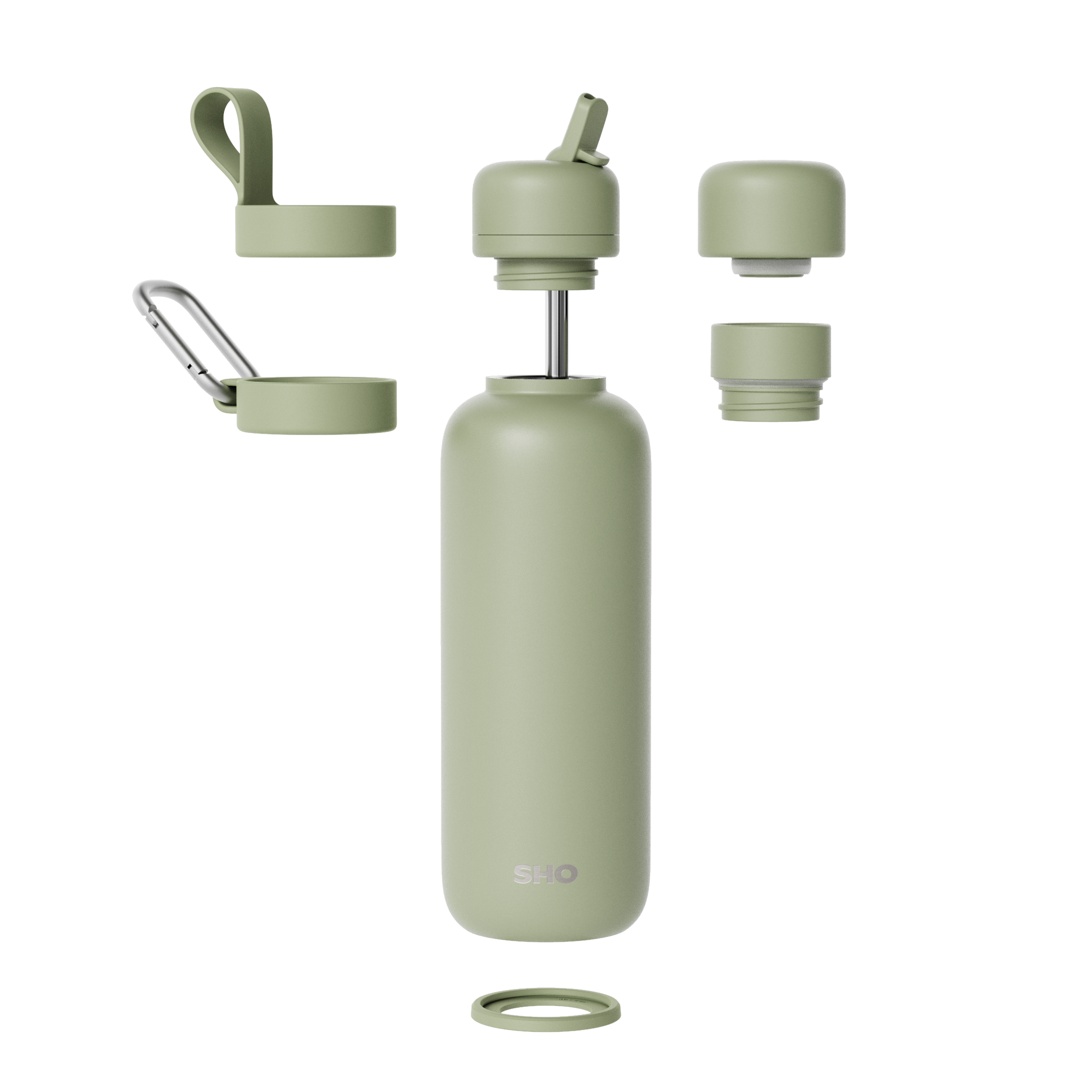 SHO - Newt┃Premium Insulated Water Bottle: Storm Loop / 500ml