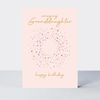Petimo - In The Mix Granddaughter Confetti Gold Foil Card