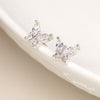 POM Silver Plated Crystal Butterfly Studs - More Than Just a Gift | Narborough Hall