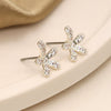 POM Silver Plated Flower Studs - More Than Just a Gift | Narborough Hall