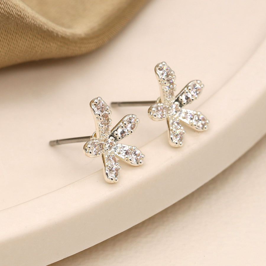 POM Silver Plated Flower Studs - More Than Just a Gift | Narborough Hall