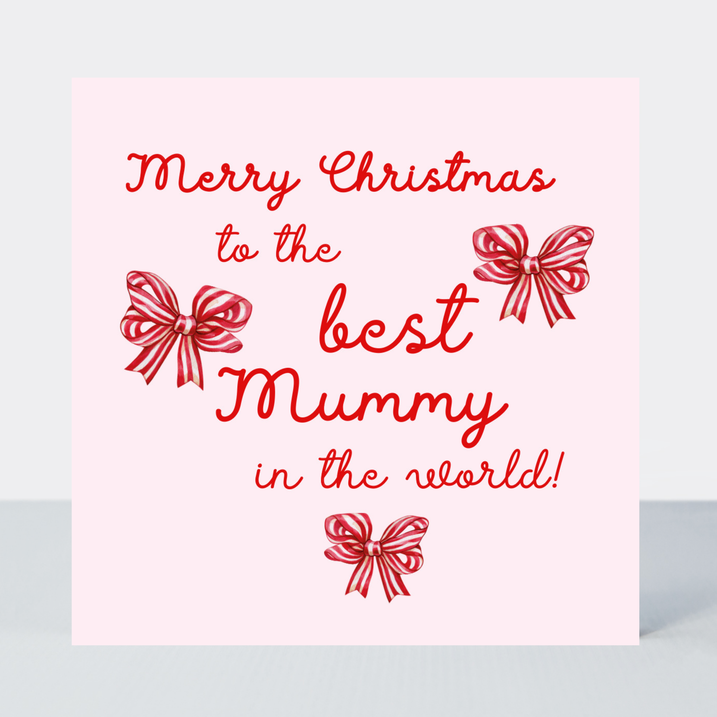 Petimo - Beauregarde Merry Christmas Best Mummy Bows Card