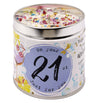 21st Birthday Scented Glitter Topped Candle Tin Best Kept Secrets